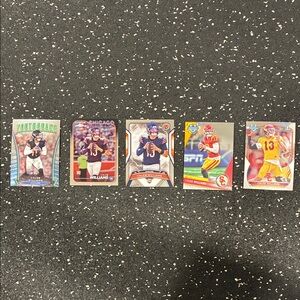 Topps Caleb Williams Football Cards - Blue, Red, Yellow Accents